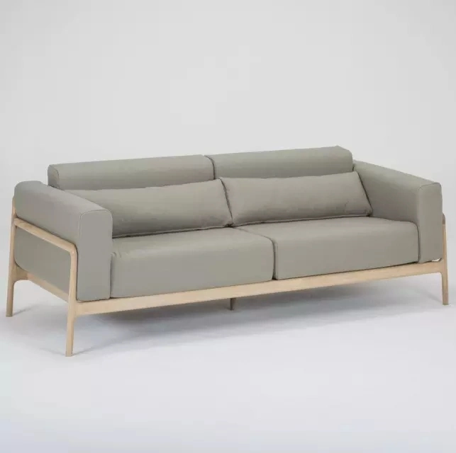 Simple Leisure Fabric Sofa Solid Wood Sofa 1+2+3 Series