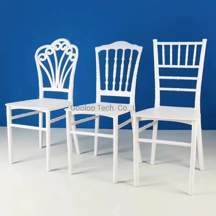 Basic Customization Ploypropylene Plastic Tiffany Wedding Events Dining Chiavari Chairs