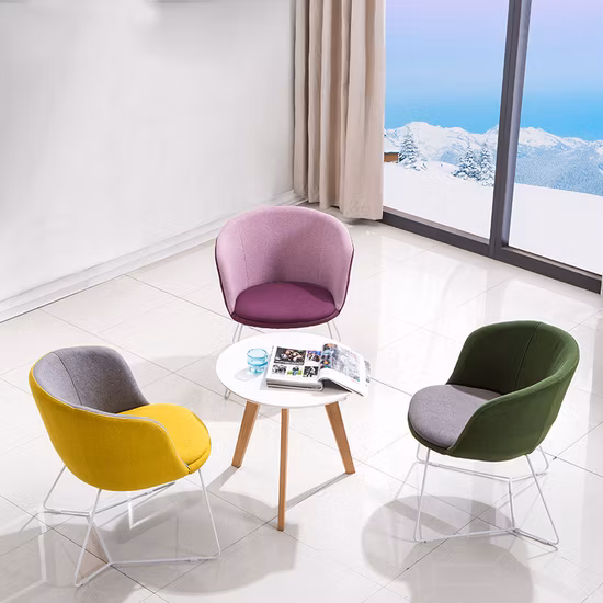 Divano da ufficio in pelle moderna in tessuto per mobili da soggiorno per casa e ufficio per il tempo libero